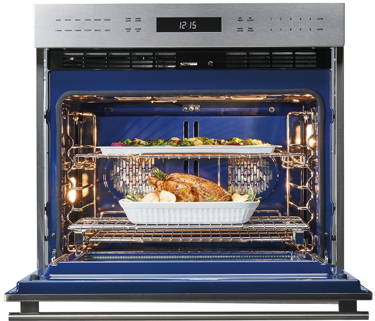 Wolf E Series 30 Stainless Steel Transitional Single Electric Wall Oven Direct Appliance