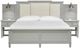 Magnussen Home® Glenbrook Natural/Pebble King Upholstered Wall Panel Bed -1