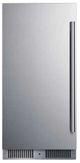 Summit® 15" 1.7 Cu. Ft. Stainless Steel Built-In or Freestanding Under The Counter Refrigerator-0