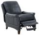 BarcaLounger® Ashebrooke Barone Navy Blue Leather Manual Recliner-1