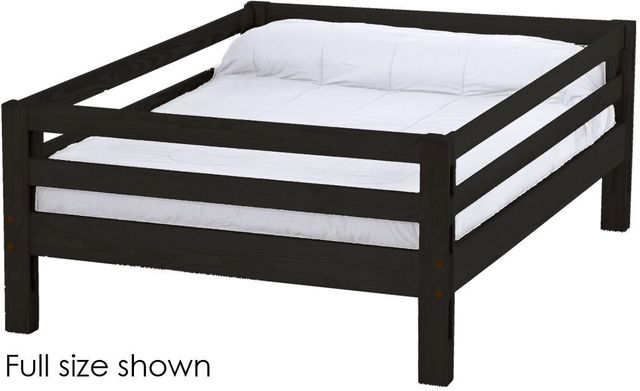 Crate Designs™ Furniture Espresso Full XL Ladder End Upper Bunk Bed-0