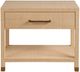 Universal Explore Home™ New Modern Leah Gold/Raffia Nightstand-2