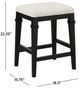 HH2 Home Arabella Black Counter Stool-2