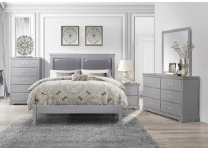 Mazin Furniture Seabright Gray Mirror-3