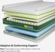 BEDGEAR® X1 Kids Performance® 8" Foam Firm/Soft Tight Top Double-Sided Twin Mattress-1