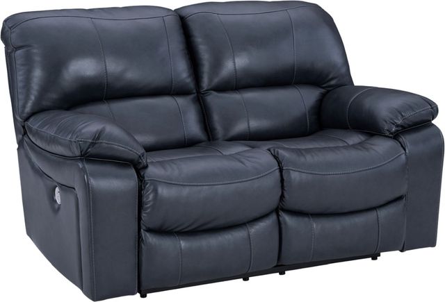 Signature Design by Ashley® Leesworth Ocean Power Reclining Loveseat-0
