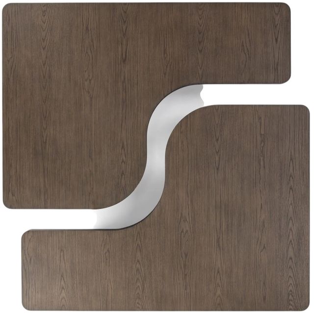 Classic Home Melina 2-Piece Havana Brown 63" Coffee Table-4