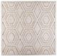 Bassett Mirror Geometric White Wall Art-0