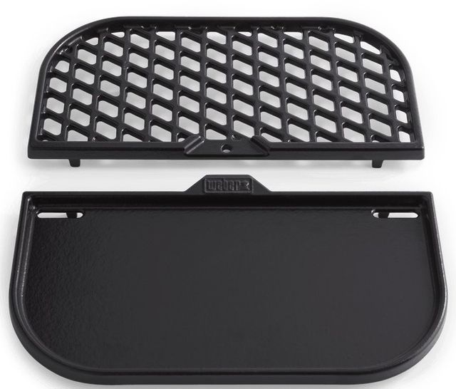 Weber® Grills® Slate Cast Iron Grill & Griddle