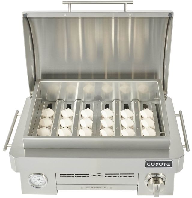 Coyote® Outdoor Living 1-Burner Stainless Steel Portable Liquid Propane Grill-3