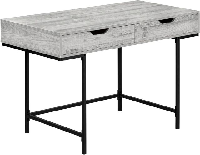 Monarch Specialties Inc. Black/Grey Computer Desk-0