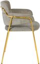 TOV Furniture Karl Set of 2 Grey Velvet Chairs-2