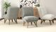 Emerald Home Emerson Cream Armless Accent Chair-1