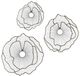 A & B Home Gold Flower Decoration Mirrors-1