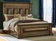 Signature Design by Ashley® Channley Brown California King Panel Bed-4