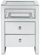 ACME Furniture Malish Mirrored Accent Table with LED-1