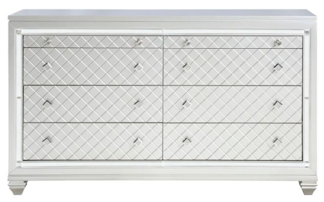 Mazin Furniture Leesa Silver Dresser-1