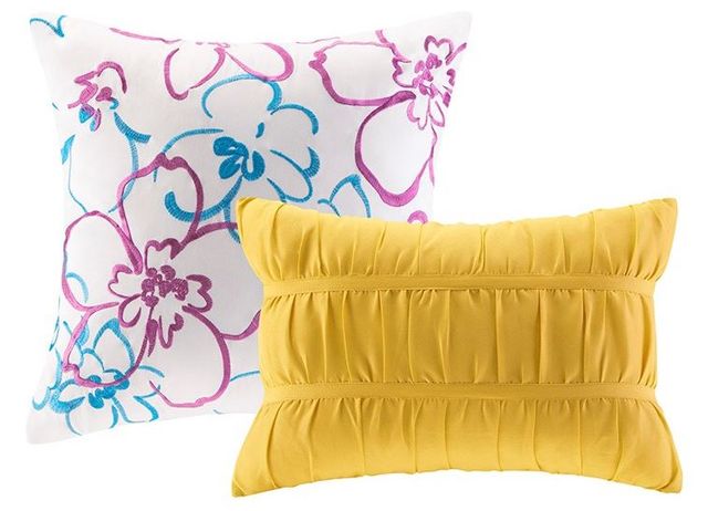 Olliix by Intelligent Design Olivia Blue Full/Queen Reversible Coverlet Set-2