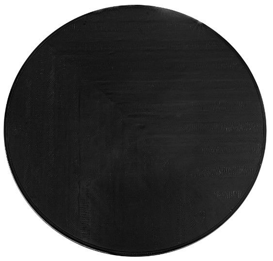 Moe's Home Collection Parq Black 60'' Round Dining Table-3