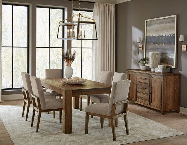 Artisan & Post by Vaughan-Bassett Dovetail Gray/Natural Upholstered Dining Side Chair-1