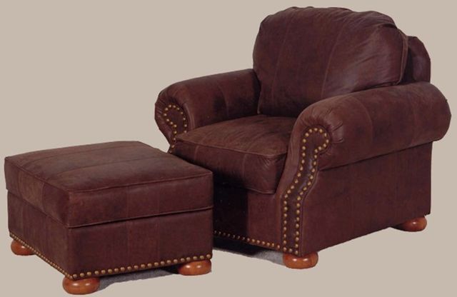 Marshfield Furniture Emerson (Leather) Storage Ottoman-1