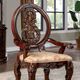 Furniture of America® Normandy 9-Piece Brown Cherry/Tan Dining Set-1