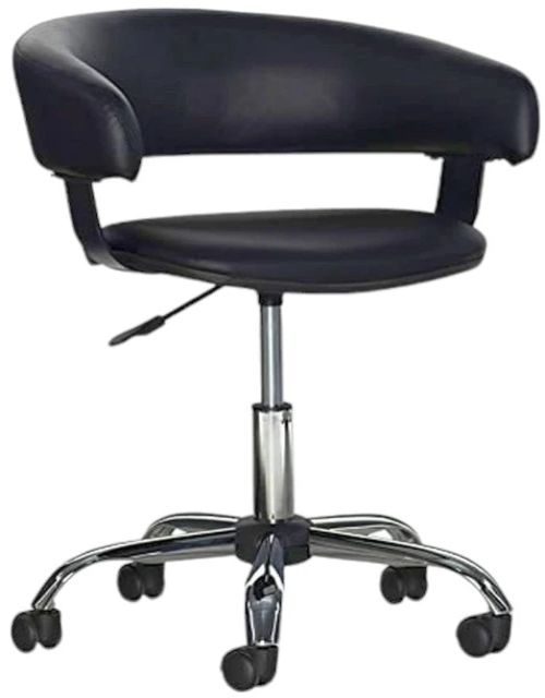 Powell® Devan Black Gas Lift Desk Chair-0