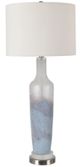 Crestview Collection Hallett Bottle Brushed Nickel/Soft Pastel Layers Table Lamp-0