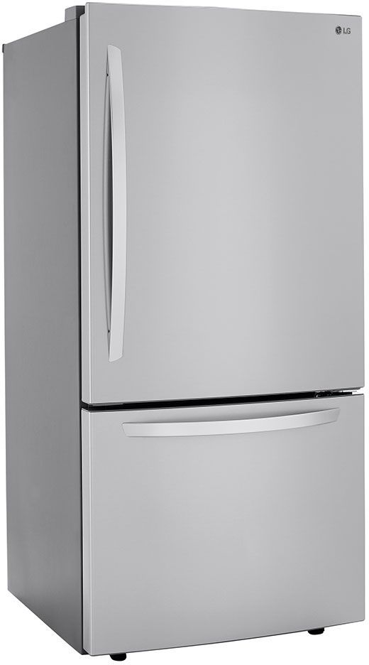 LG 33 in. 25.5 Cu. Ft. PrintProof™ Stainless Steel Bottom Freezer Refrigerator-3