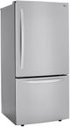 LG 33" 25.5 Cu. Ft. PrintProof™ Stainless Steel Bottom Freezer Refrigerator-3