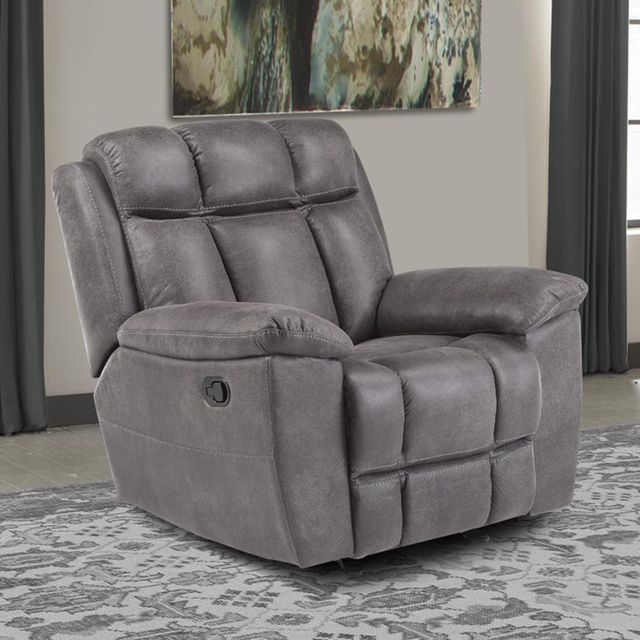 Parker House® Goliath Arizona Grey Manual Glider Recliner-4