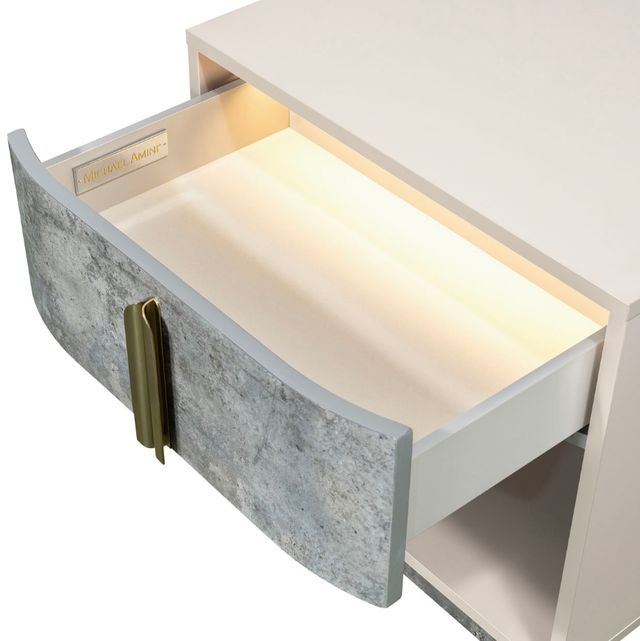 Michael Amini® Pavira Stone Nightstand-4