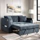 New Classic® Home Furnishings Selby Blue Pop-Up Sleeper Sofa-2
