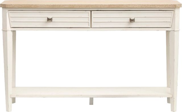 Magnussen Home® Echo Isles Driftwood/Sea Pearl Rectangular Sofa Table-2