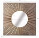 A & B Home Felix Brass/Gray Muted Mirror-2
