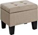 Elements International Ethan 3-Piece Natural Storage Ottoman Set-5