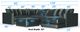 iAmerica Viridian 5-Piece Pine Sectional-1