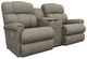 La-Z-Boy® Pinnacle Marble Power Wall Reclining Loveseat with Console and Headrest-0