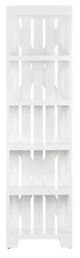 Crestview Collection Brambleton White Small Bookshelf-1