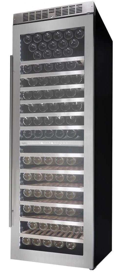 Silhouette® Professional™ Saxony 1 24" 4 Cu. Ft. Stainless Steel Frame Wine Cooler-3