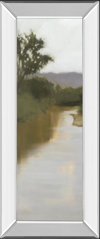 Classy Art River Journey III by Megan Lightell Mirror Framed Wall Art-0