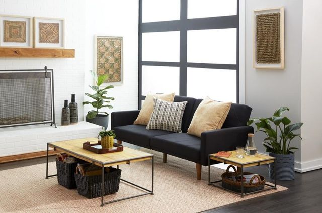 Deco Marche Light Brown Geometric Shadow Box Wall Decor-3
