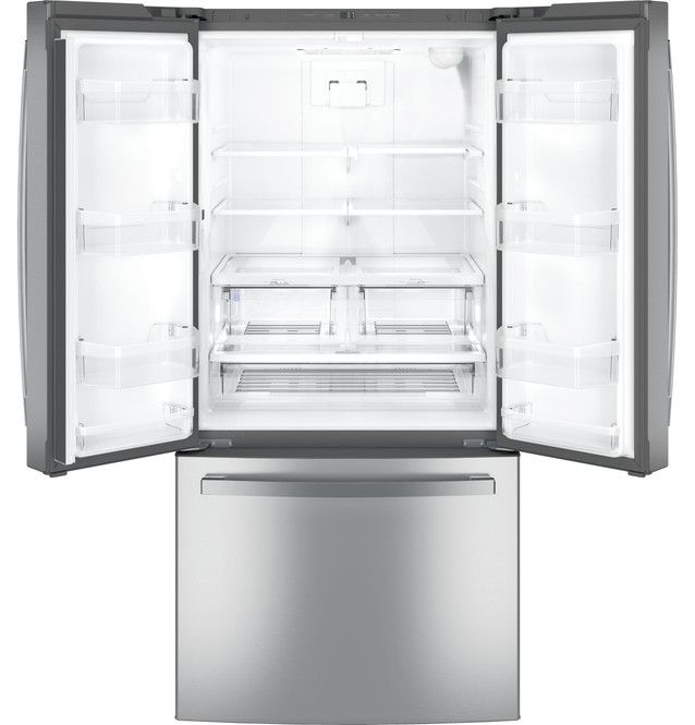 GE® 33" 24.7 Cu. Ft. Fingerprint Resistant Stainless Steel French Door Refrigerator-2