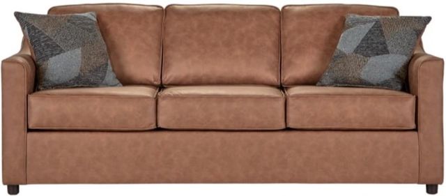 Hughes Furniture® 13400 Perle Hazelnut Queen Sleeper Sofa-0