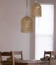 Cal® Lighting & Accessories Depok Burlap Pendant-4