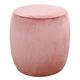 TOV Furniture Willow Salmon Velvet Ottoman-0