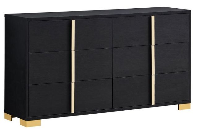 Coaster® Marceline 5-Piece Black Queen Bedroom Set -3