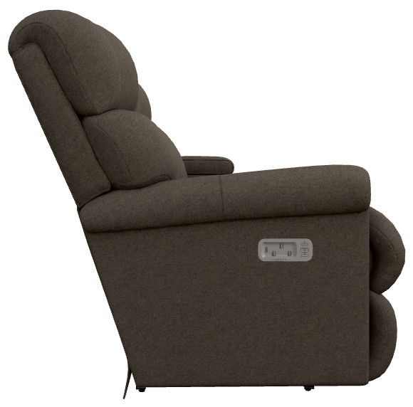 La-Z-Boy® Pinnacle Java Power Wall Reclining Loveseat with Console and Headrest-3