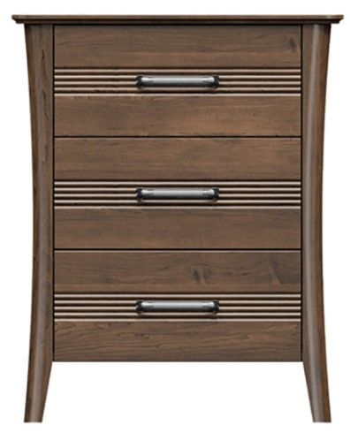Country View Woodworking Brown Maple 28" Bedside Chest-0