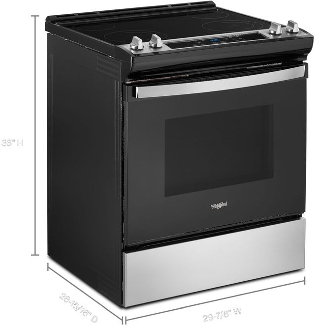 Whirlpool® 30" Stainless Steel Slide In Electric Range-7